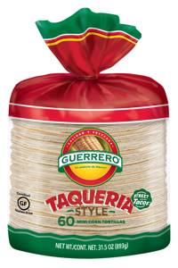 Guerrero Corn Tortillas, 4.5 Inch, 60 tortillas [31.5 oz (1 lb 15.5 oz) 893 g]