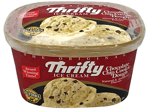 La Bonita #4 – Thrifty Chocolate Chip Cookie Dough Ice Cream, 1.5