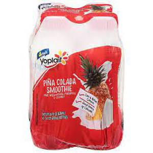 Yoplait Smoothie, Pina Colada, 4 Pack, 4 - 7 fl oz (207 ml) bottles [28 fl oz (828 ml)]