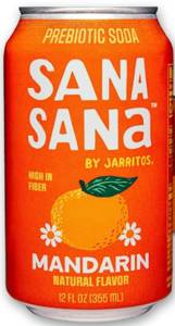 Sana S Prebiotic Soda 12z Mandarin