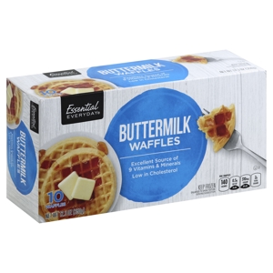 Essential Everyday Waffles, Buttermilk, 10 waffles [12.3 oz (350 g)]