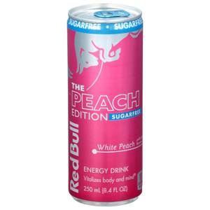 Red Bull Sugarfree White Peach Energy Drink, 250 ml (8.4 fl oz)