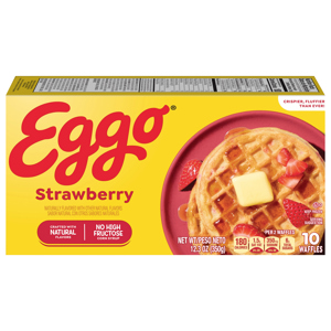 Eggo Strawberry Waffles, 10 waffles [12.3 oz (350 g)]