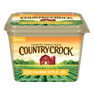 Country Crock Vegetable Oil Spread, Churn Style, 45 oz (2 lb 13 oz) 1.27 kg