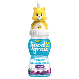 good2grow Organic No Sugar Added Grape Flavored Juice Beverage, 6 fl oz (177 ml)