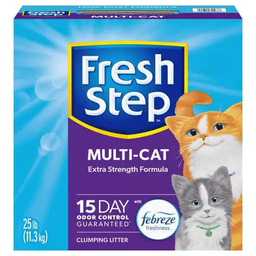 Rewards Card Mcknight Fresh Step Clumping Cat Litter Multi cat 25 Lb 11.3 Kg