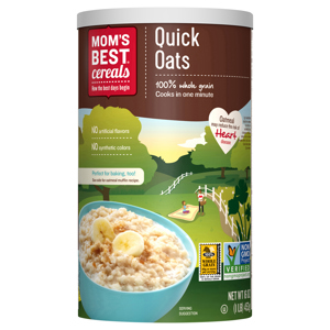 Mom's Best Quick Oats, 100% Whole Grain, 16 oz (1 lb) 453 g
