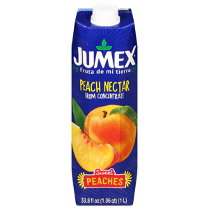 Jumex Nectar, from Concentrate, Peach, 33.8 fl oz (1.06 qt) 1 l