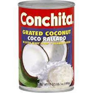 Conchita Grated Coconut in Extra Heavy Syrup, 17 oz