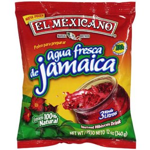 El Mexicano Agua Fresca de Jamaica, Hibiscus Drink Mix, 12 oz