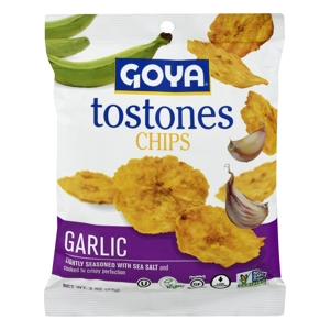 Goya Chips, Tostones, Garlic, 2 oz (57 g)