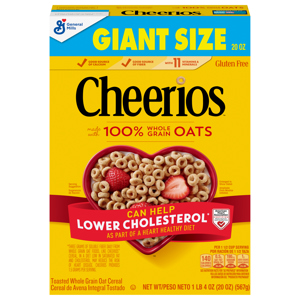 Cheerios Cereal Giant Size, 20 oz (1 lb 4 oz) 567 g