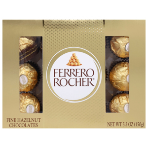 Ferrero Rocher Fine Hazelnut Chocolates, 5.3 oz (150 g)