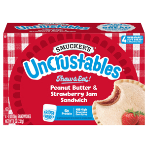 Smucker's Peanut Butter & Strawberry Jam Sandwich, 4 - 2 oz (58 g) sandwiches [8 oz (232 g)]