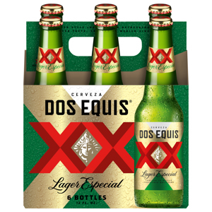Dos Equis Beer, Lager Especial, 6 - 12 fl oz bottles
