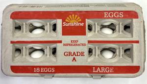 Large White Eggs 18 count