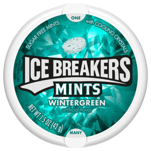 Ice Breakers Mints, Wintergreen, Sugar Free, 1.5 oz (42 g)