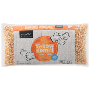 Essential Everyday Popcorn, Yellow Kernel, 32 oz (2 lb) 907 g