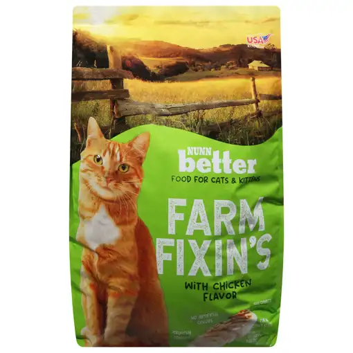 Nunn Better Food for Cats Kittens, with Chicken Flavor, 13 lb kg)
