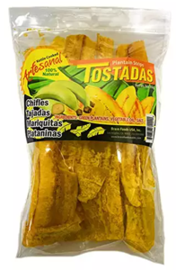 Bravo Tostadas Plantain Strips, 3 oz