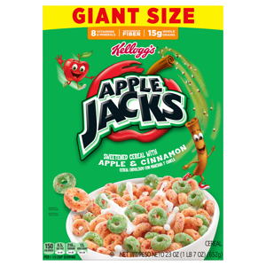 Apple Jacks Cereal Giant Size, 23 oz (1 lb 7 oz) 652 g