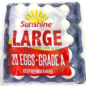 Large White Eggs 20 count