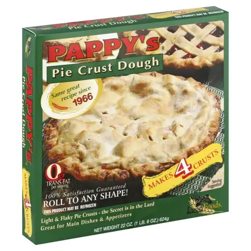 Pappys Pie Crust Dough, 22 oz (1 lb oz) 624 g