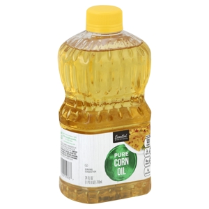 Essential Everyday Corn Oil, Pure, 24 fl oz (1 pt 8 oz) 710 ml