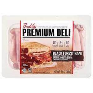 Buddig Ham, Black Forest, 9 oz (255 g)
