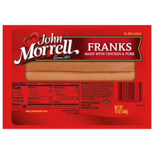 John Morrell Franks, 12 oz (340 g)
