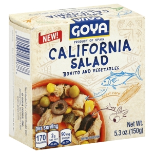 Goya California Salad, Bonito and Vegetables, 5.3 oz (150 g)