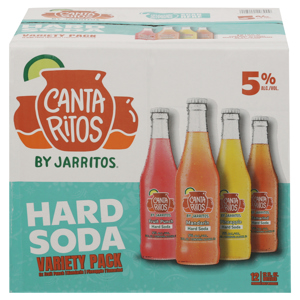 Cantaritos Hard Soda, Variety Pack, 12 - 12 fl oz bottles