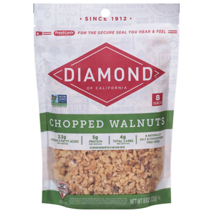 Diamond of California Walnuts, Chopped, 8 oz (227 g)