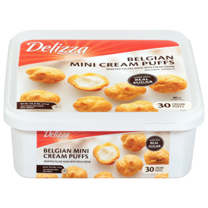 Delizza Patisserie Belgian Mini Cream Puffs, 30 cream puffs [13.2 oz (375 g)]