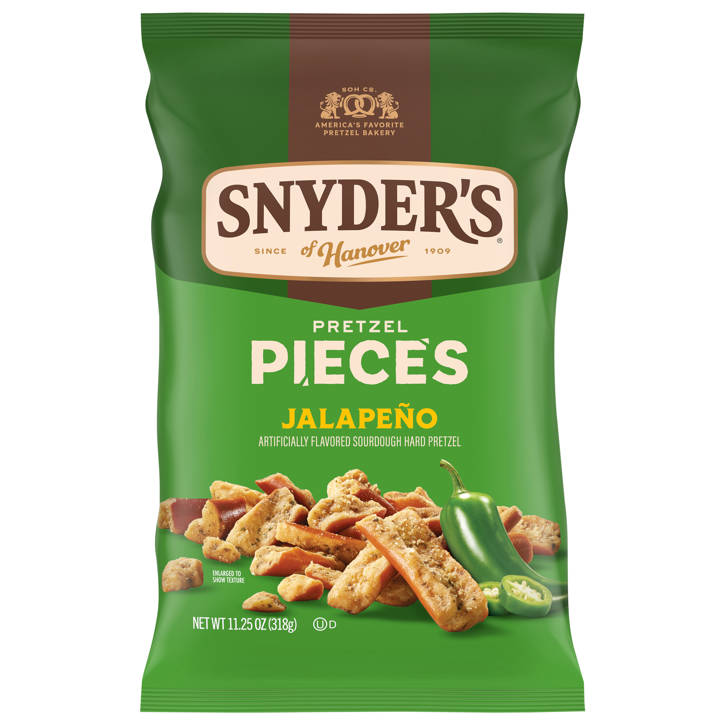 Snyder's Of Hanover Jalapeno Pretzel Pieces, 11.25 Oz (318 G