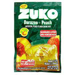 Zuko Drink Mix, Peach, 0.9 oz