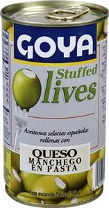 Goya Olives Stuffed with Manchego Cheese Paste, 5.25 oz