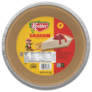 Keebler Ready Crust, Graham, 9 Inch, 6 oz (170 g)