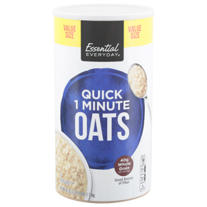 Essential Everyday Oats, Quick 1 Minute, Value Size, 42 oz (2 lb 10 oz) 1.19 kg