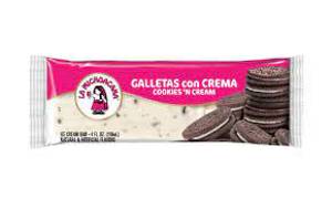 La Michoacana Ice Cream Bar, Galletas con Crema, Cookies 'N Cream, 4 fl oz