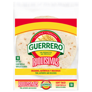 Guerrero Soft Taco Flour Tortillas, 10 tortillas