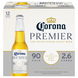 Corona Premier Beer, 12 - 12 fl oz bottles
