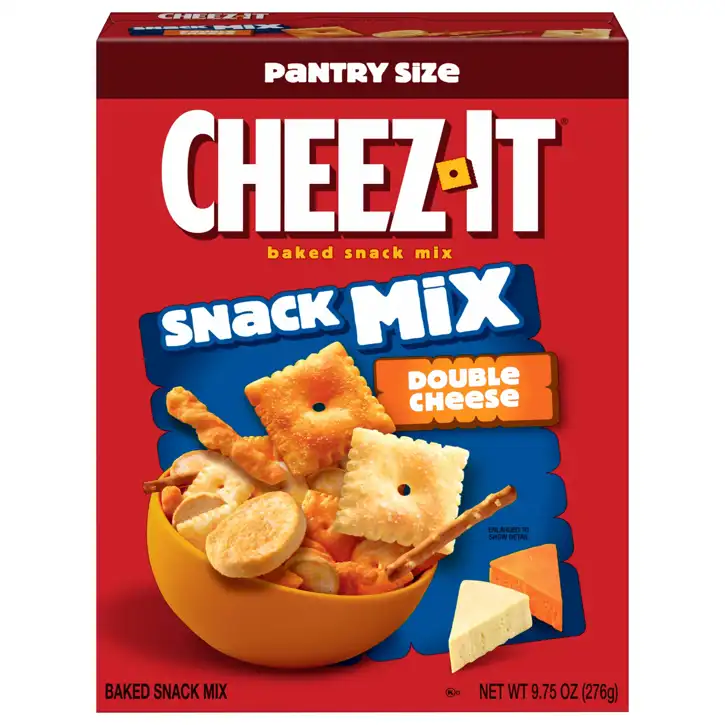 Cheez-it Double Cheese Baked Snack Mix Pantry Size, 9.75 Oz (276 G