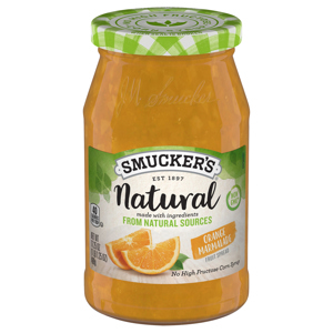 Smucker's Fruit Spread, Orange Marmalade, 17.25 oz (1 lb 1.25 oz) 489 g