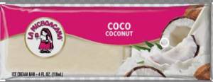 La Michoacana Coconut Ice Cream Bar, 4 oz
