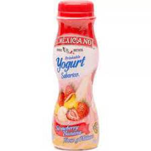 El Mexicano Yogurt Drink, Strawberry-Banana, 7 fl oz (207 ml)