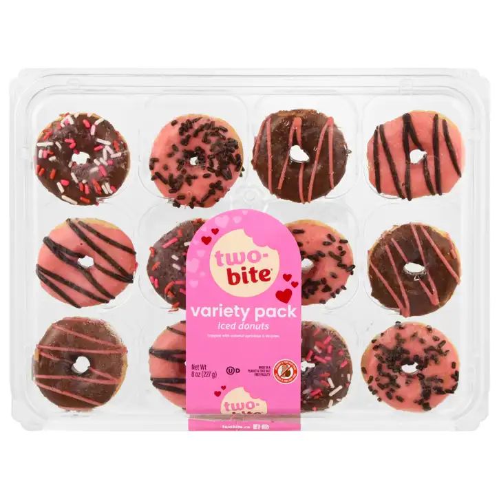 Peanut Free – Cape Girardeau, Mo – Two-bite Iced Donuts, Variety