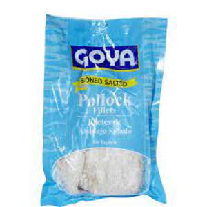 Goya Boned Salted Pollock Fillets, 16 oz (1 lb) 454 g