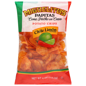 Miguelitos Chile Limon Flavored Potato Chips, 4 oz (113.4 g)