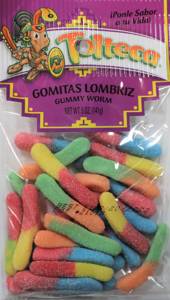 Tolteca Gomitas Lombriz, Gummy Worms, 4 oz